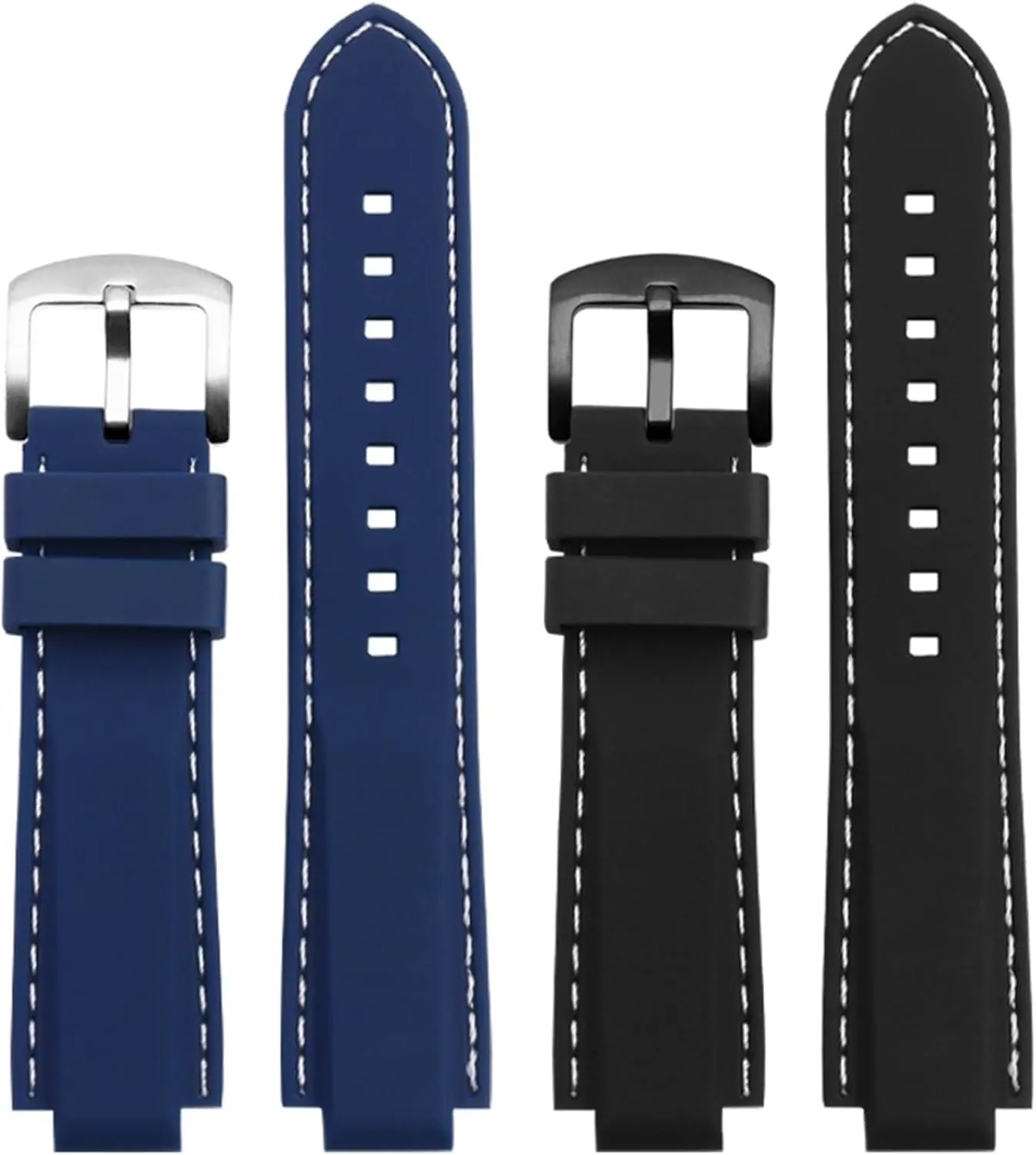 Soft Silicone Rubber Watchband Strap With Men And Women Sports Universal Quick Release Rubber Watch Strap 16mm