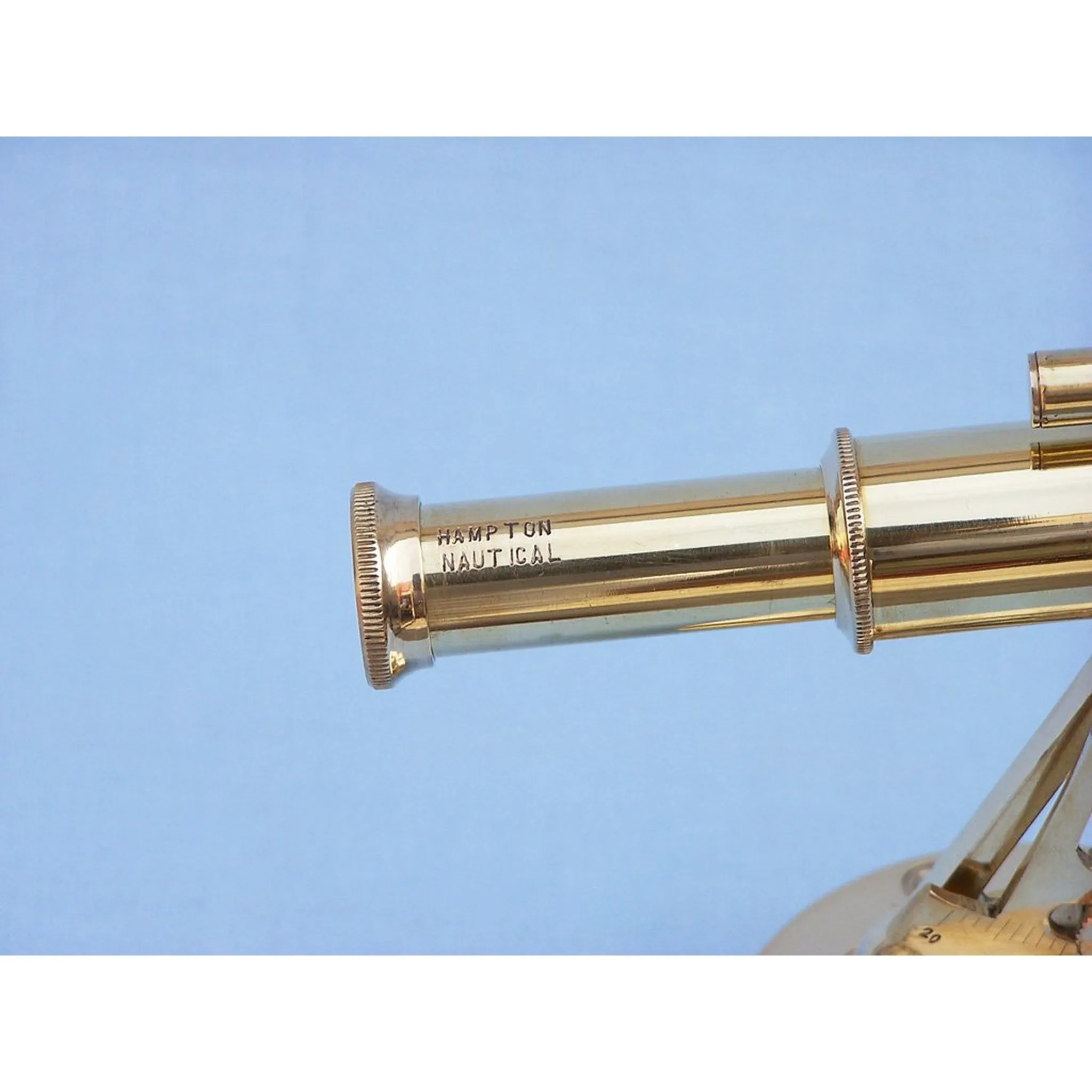 Solid Brass Alidade Compass 7"