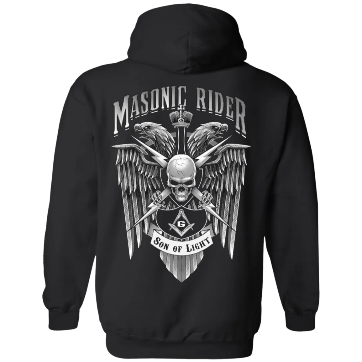 Son Of Light Rider Freemason Square & Compass Symbol