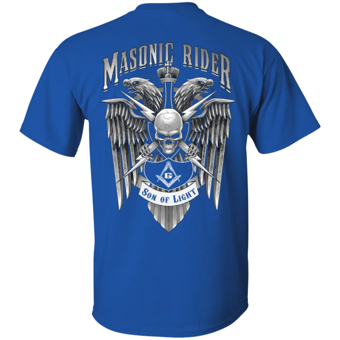 Son Of Light Rider Freemason Square & Compass Symbol