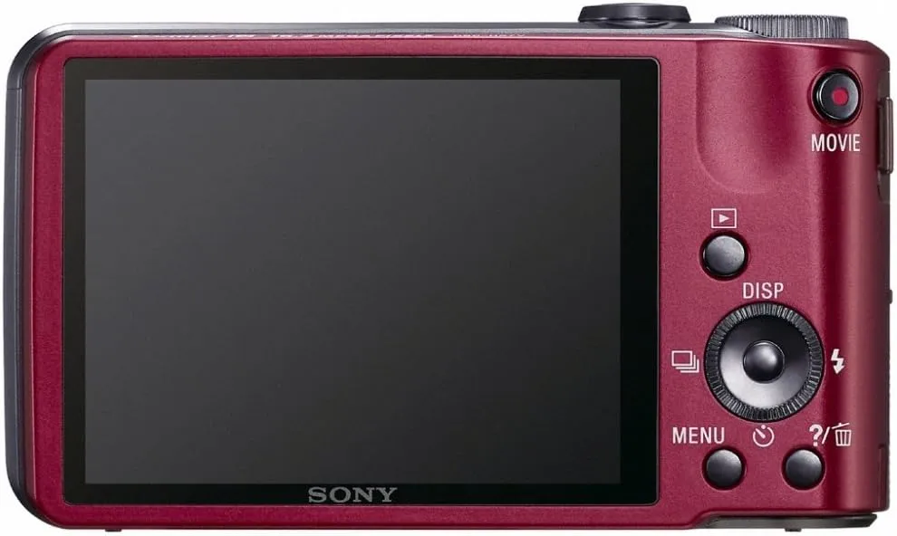 Sony Cyber-Shot DSC-HX7V 16.2 MP Exmor R CMOS Digital Still Camera with 10x Wide-Angle Optical Zoom G Lens, 3D Sweep Panorama, and Full 1080/60i HD Video (Red)