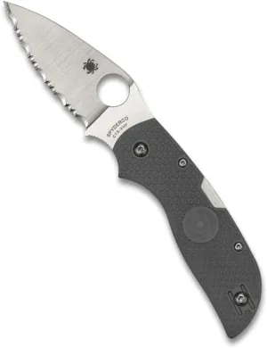 Spyderco Chaparral Folding Utility Pocket Knife with 2.8 Inch CTS XHP Stainless Steel Blade and Gray FRN Handle - SpyderEdge - C152SGY