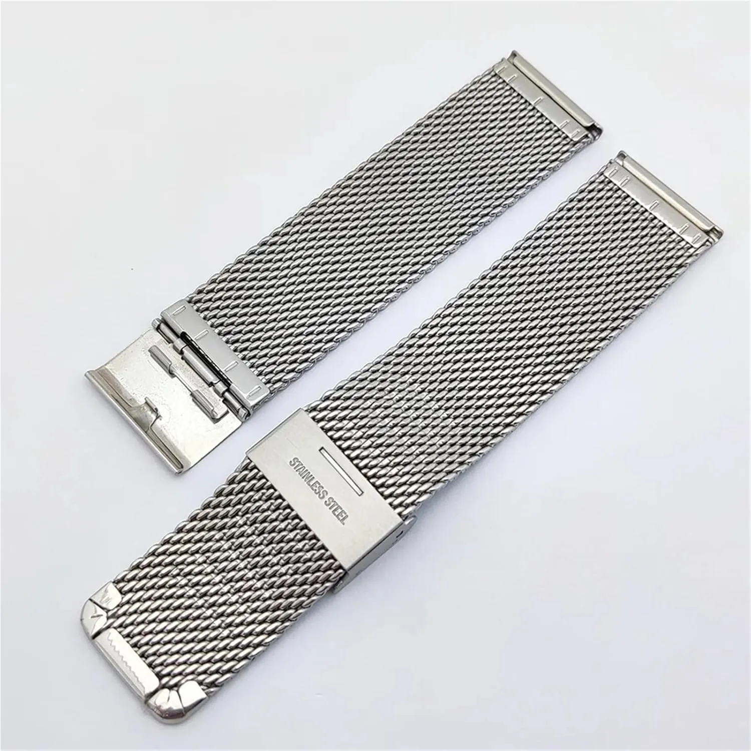 Stainless Steel Braided Watchband Mesh Strap 20mm 22mm Metal Quick Release Men Women Universal Wristband