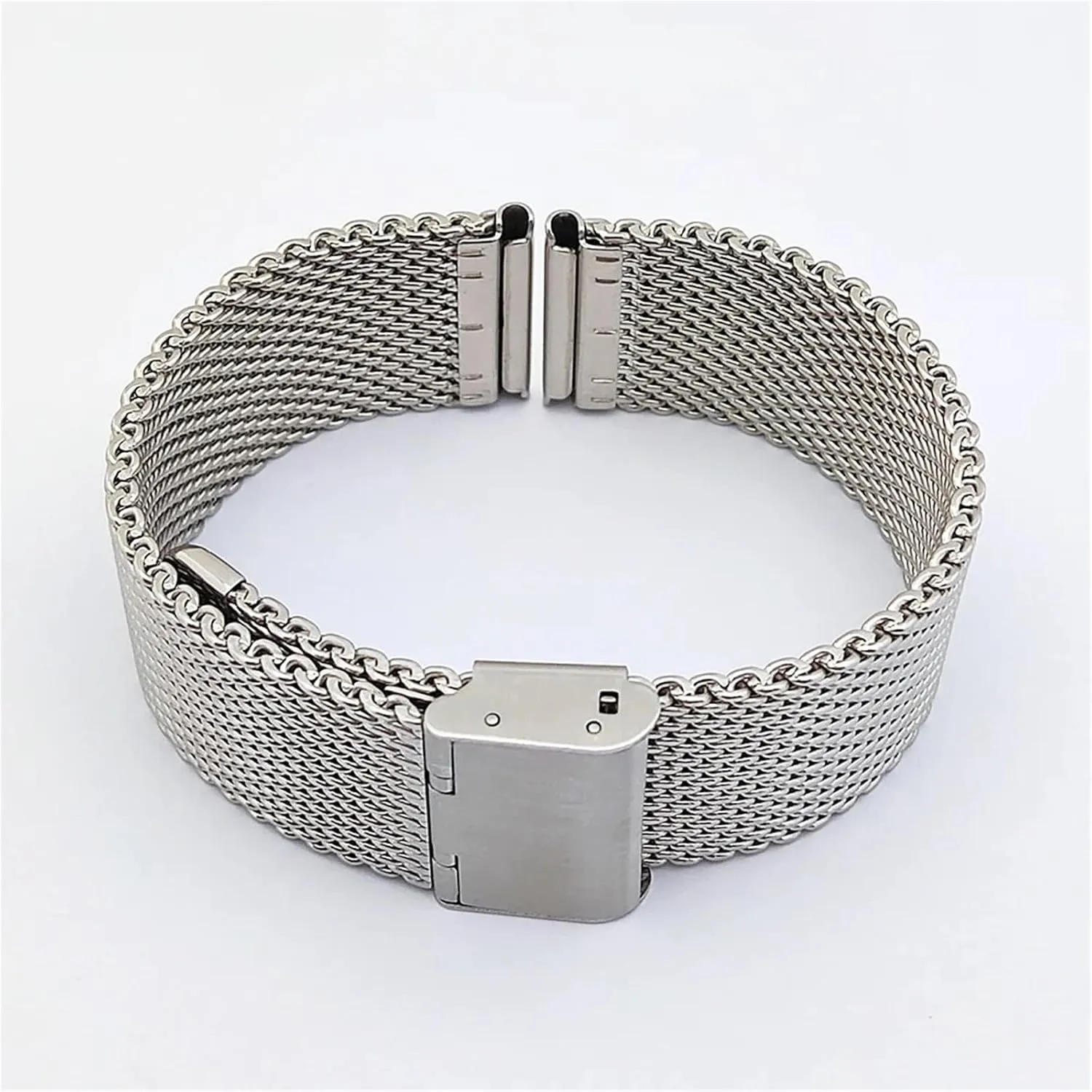 Stainless Steel Braided Watchband Mesh Strap 20mm 22mm Metal Quick Release Men Women Universal Wristband