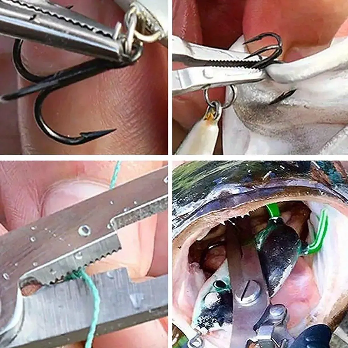 Stainless Steel Fishing Forceps Set Multi-Function Fish Controller Hook Remover