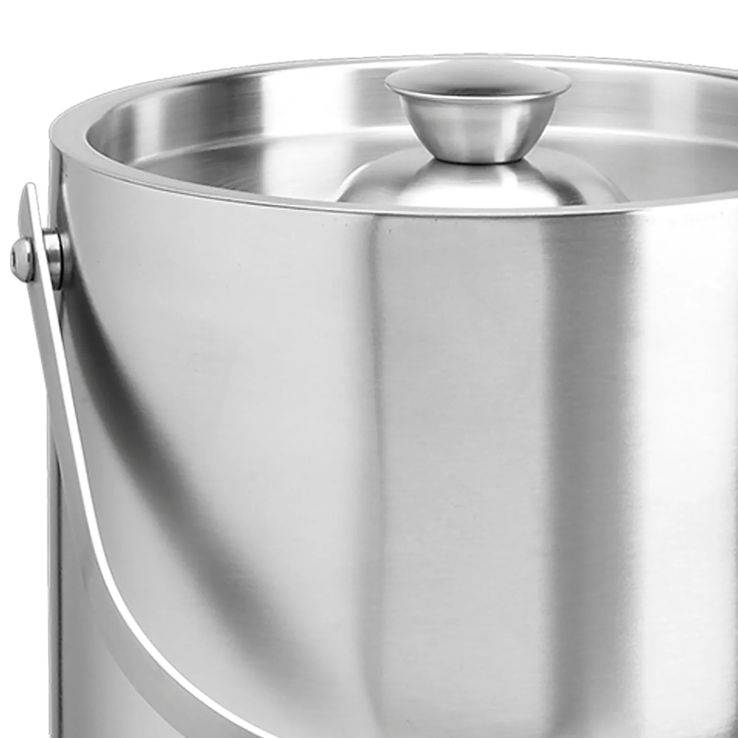 Stainless Steel Linea 3qt Ice Bucket w/ Handle
