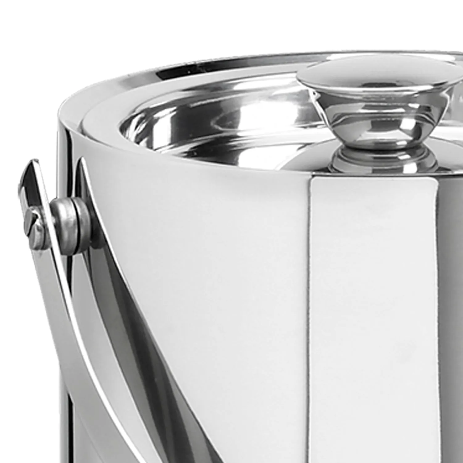 Stainless Steel Linea 3qt Ice Bucket w/ Handle