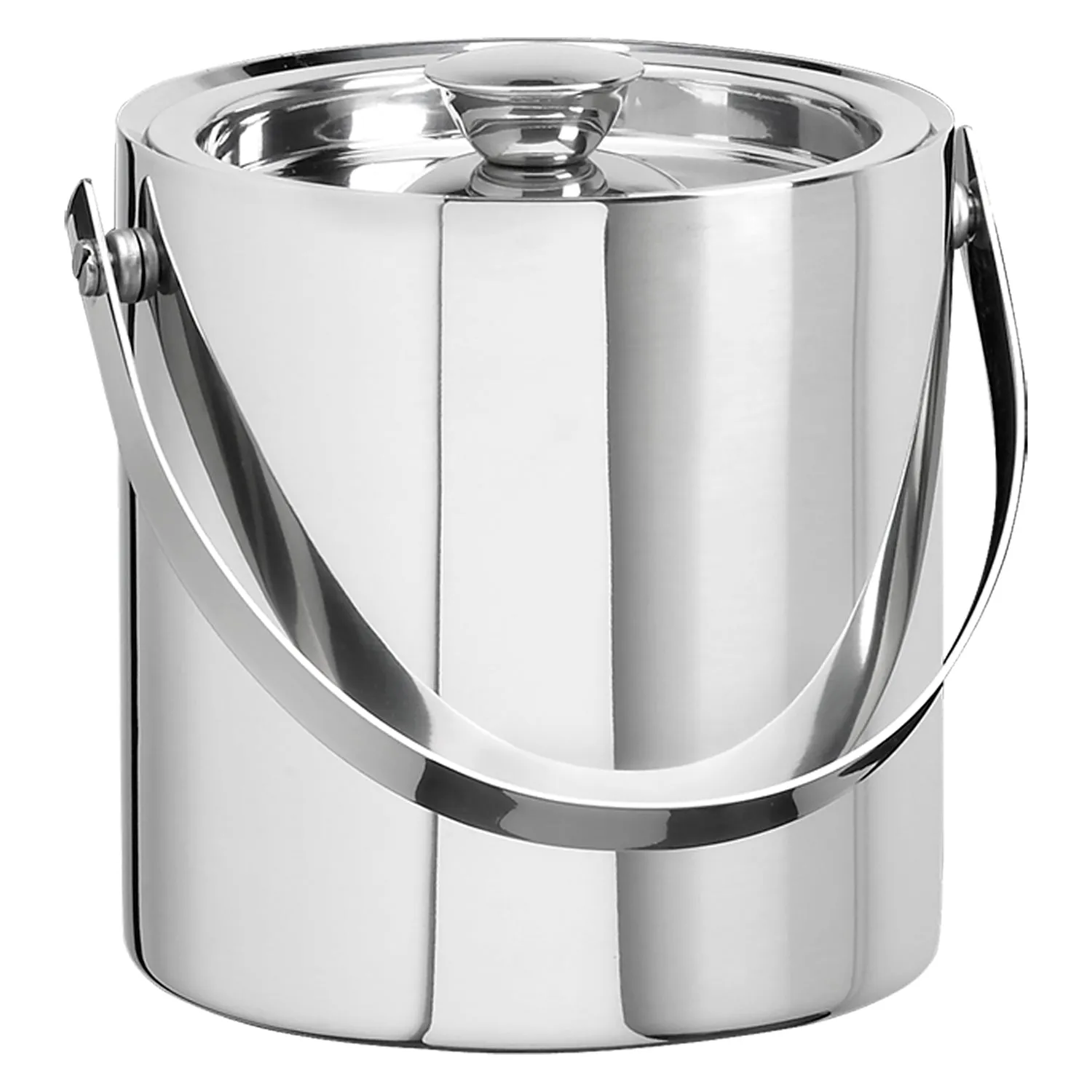 Stainless Steel Linea 3qt Ice Bucket w/ Handle