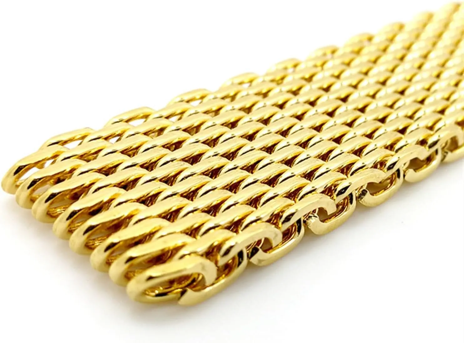 Stainless Steel Mesh Watch Band 18 20 22 24mm Unisex Shark Mesh Watch Band Replacement Strap For Traditional Or Smart Watch