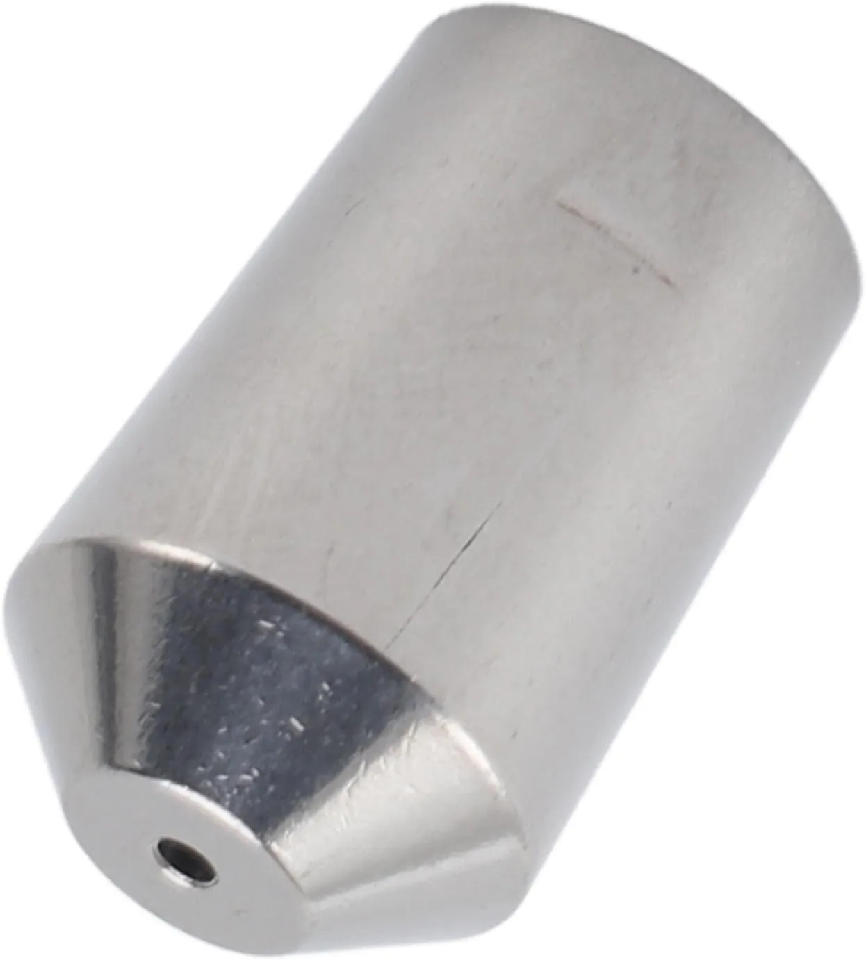 Stainless Steel Milk Foam Spout Replacement Steam Wand Tip for Rancilio Coffee Machine (Single Hole)