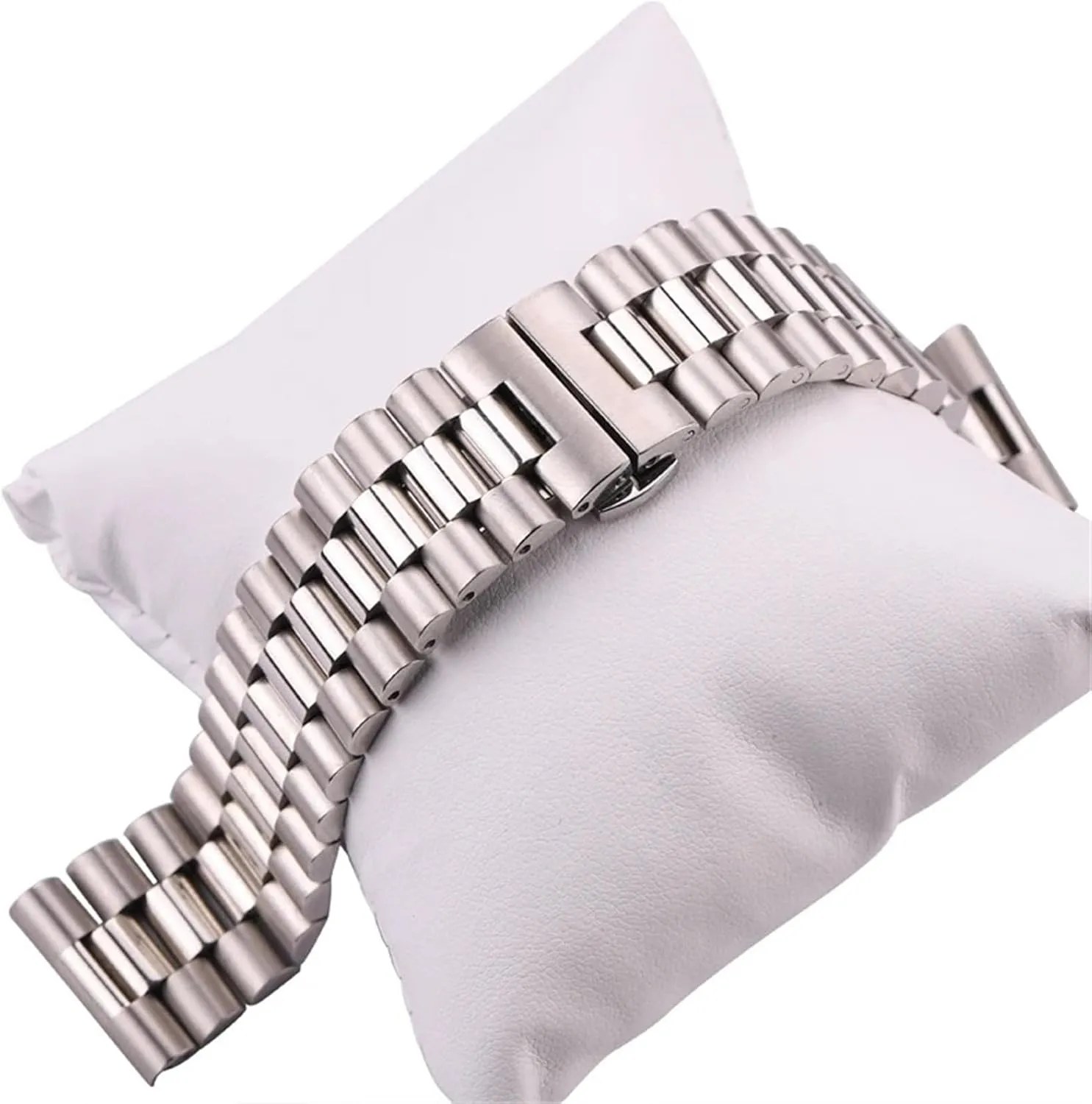 Stainless Steel Strap Metal Replacement Watchbands 16mm 18mm 20mm 21mm 22mm Women Men Universal Band