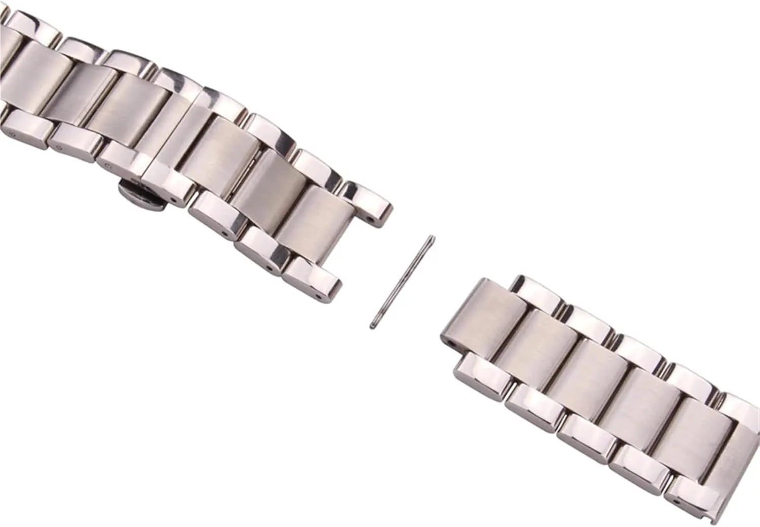 Stainless Steel Strap Metal Replacement Watchbands 18 20 21 22 23 24mm Men Woman Universal Quick Change Bracelet