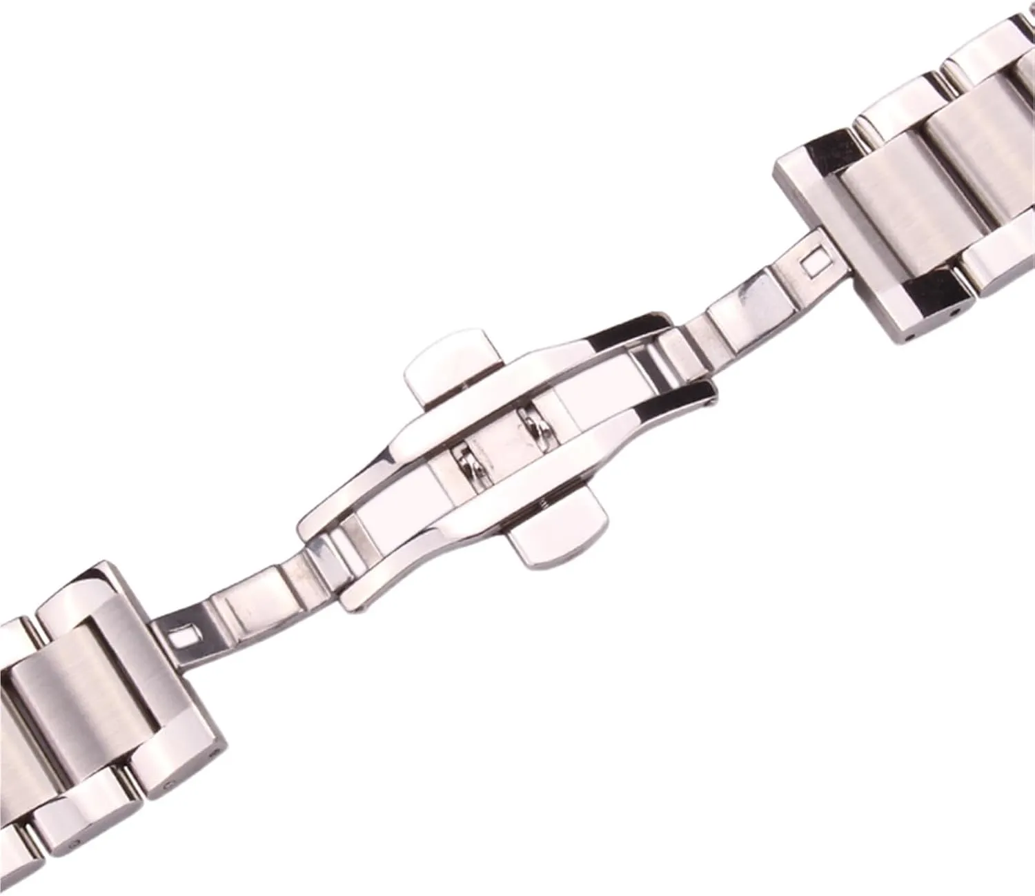 Stainless Steel Strap Metal Replacement Watchbands 18 20 21 22 23 24mm Men Woman Universal Quick Change Bracelet
