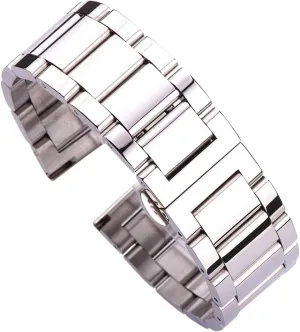 Stainless Steel Strap Metal Replacement Watchbands 18 20 21 22 23 24mm Men Woman Universal Quick Change Bracelet