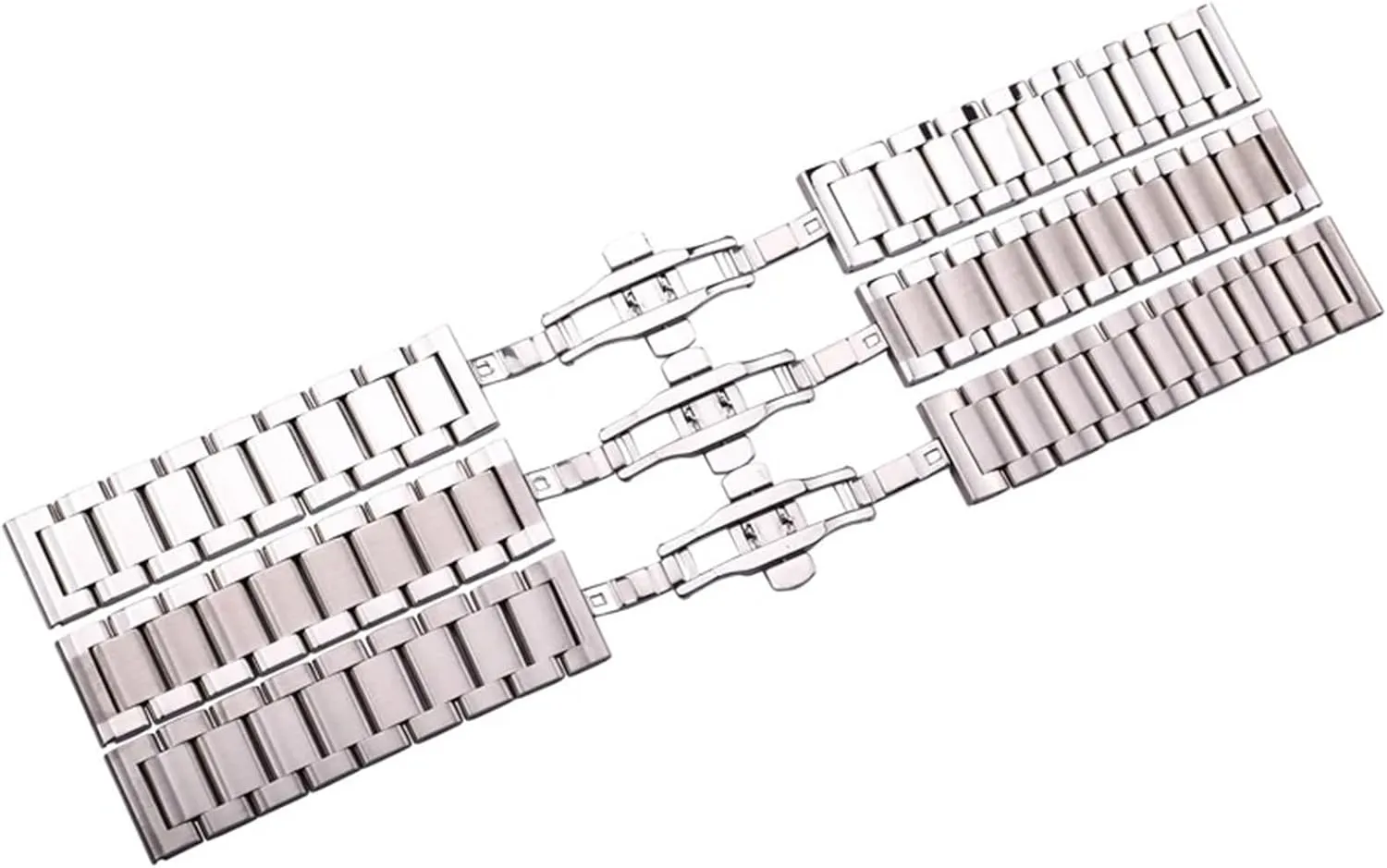 Stainless Steel Strap Metal Replacement Watchbands 18 20 21 22 23 24mm Men Woman Universal Quick Change Bracelet