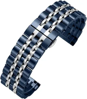 Stainless Steel Watch Band 20mm Universal Replacement Wristband Suitable