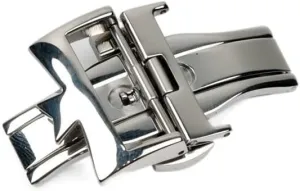 Stainless Steel Watch Clasp for VC Vacheron Watch Strap Buckles Constantin 20mm Silver Metal Pin Butterfly Clasp