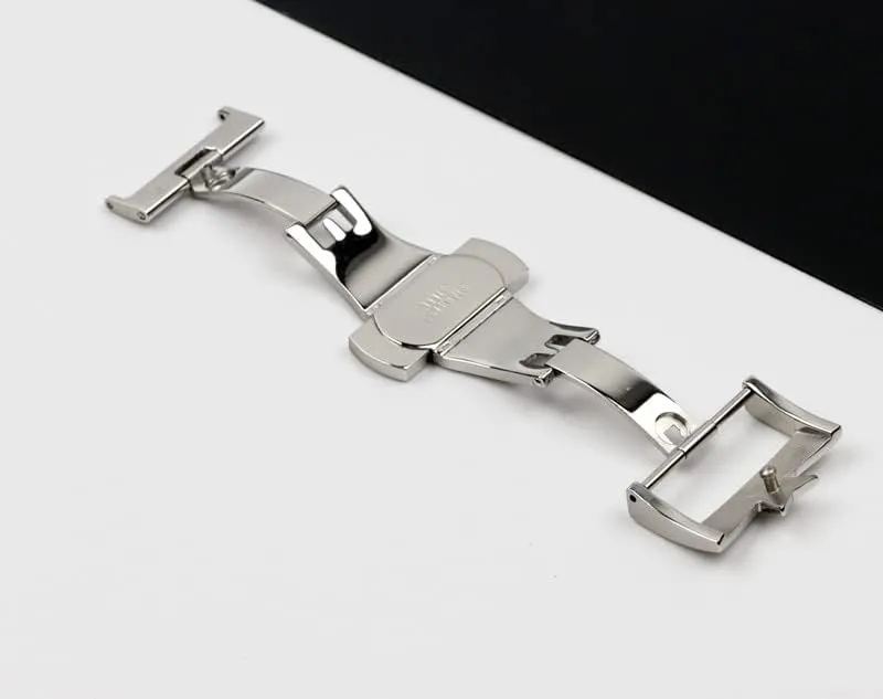 Stainless Steel Watch Clasp for VC Vacheron Watch Strap Buckles Constantin 20mm Silver Metal Pin Butterfly Clasp