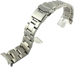 Stainless Steel Watch Straps,Metal Watch Band Stainless Steel Watchband Solid Curved End Metal