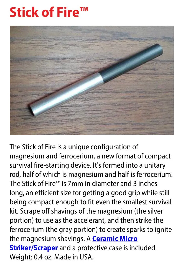 Stick of Fire