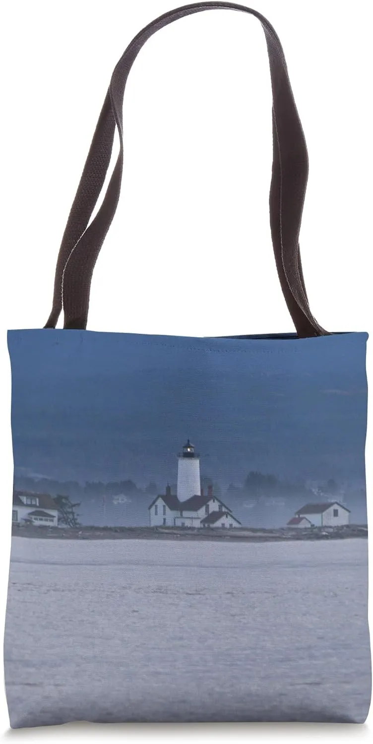Strait of Juan De Fuca Lighthouse Washington Canada Tote Bag