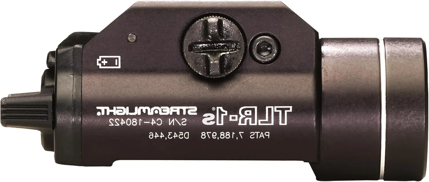 Streamlight 69211 TLR-1s 300-Lumen Weapon Mounted Light with Strobe, Earless Screw and Rail Locating Keys, Black