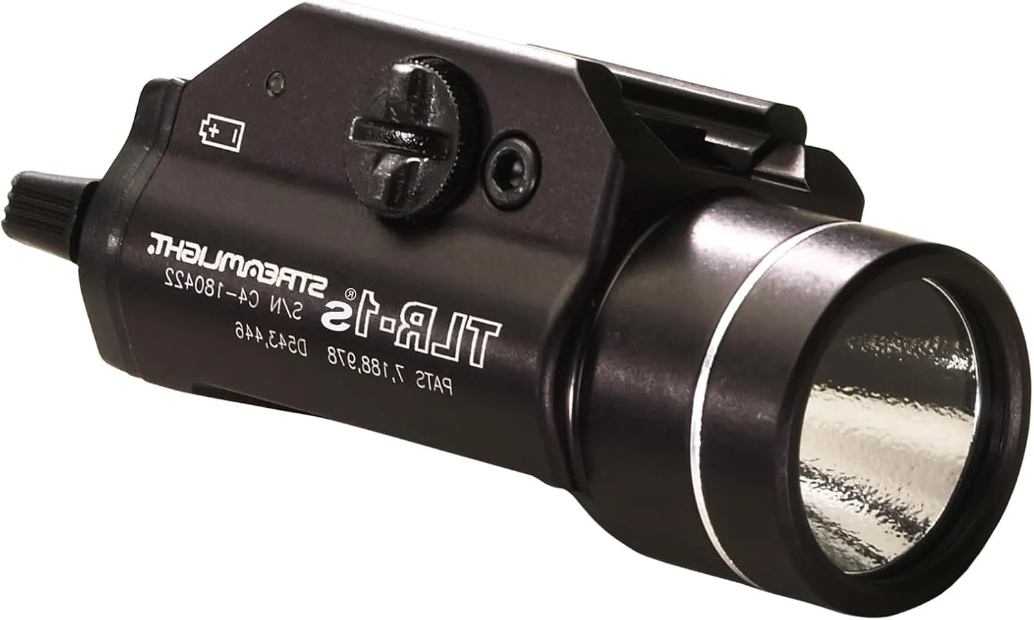 Streamlight 69211 TLR-1s 300-Lumen Weapon Mounted Light with Strobe, Earless Screw and Rail Locating Keys, Black