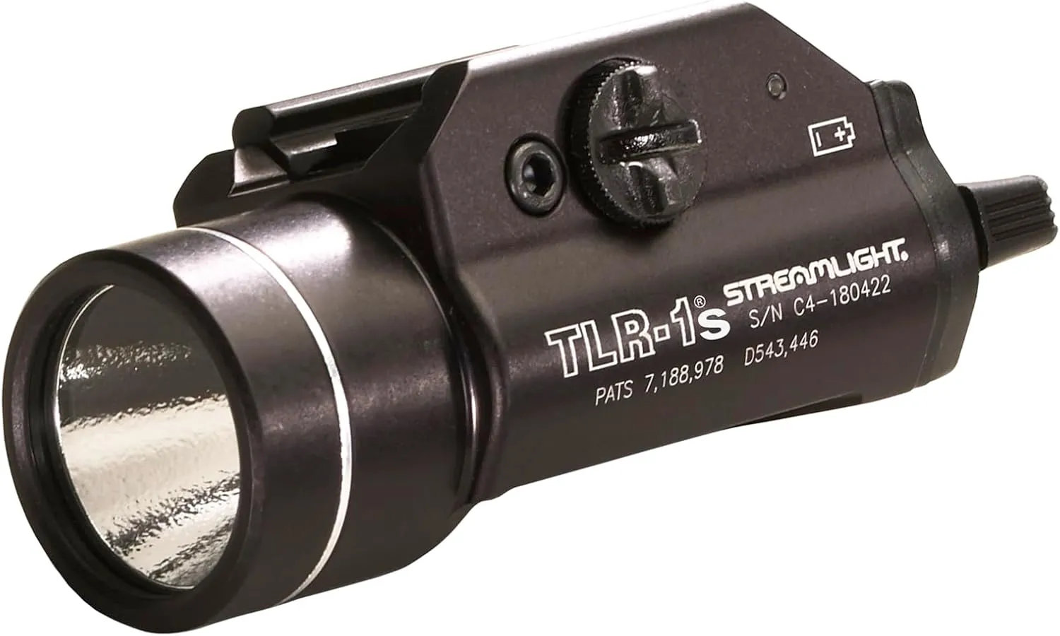 Streamlight 69211 TLR-1s 300-Lumen Weapon Mounted Light with Strobe, Earless Screw and Rail Locating Keys, Black