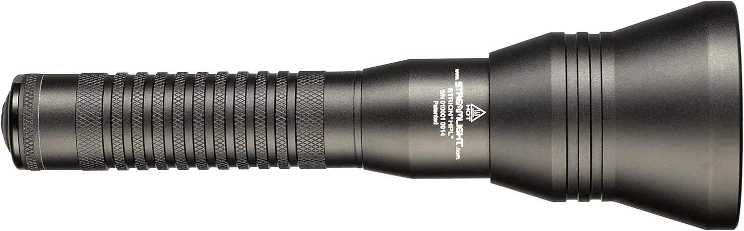 Streamlight 74501 Strion HPL 615-Lumen Compact Rechargeable Flashlight with 120V AC/12V DC Charger and Holder, Black
