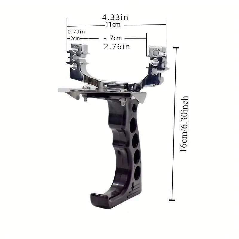 StrikeFin™ Tactical Slingshot Fishing Kit – Zinc Alloy Frame with Reel & Darts
