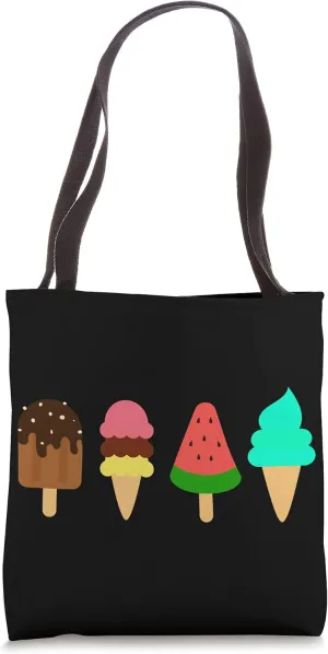 Summer ice cream scoop ice cream parlor Tote Bag