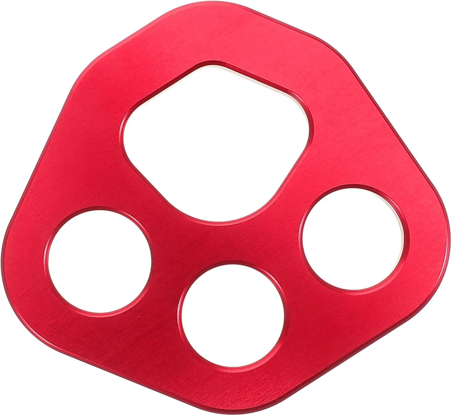 SUPVOX Climbing Mountaineering Aluminum Rigging Plate Climber Rigging Plate Tool Force Diving Small Versatile Outdoor Gear