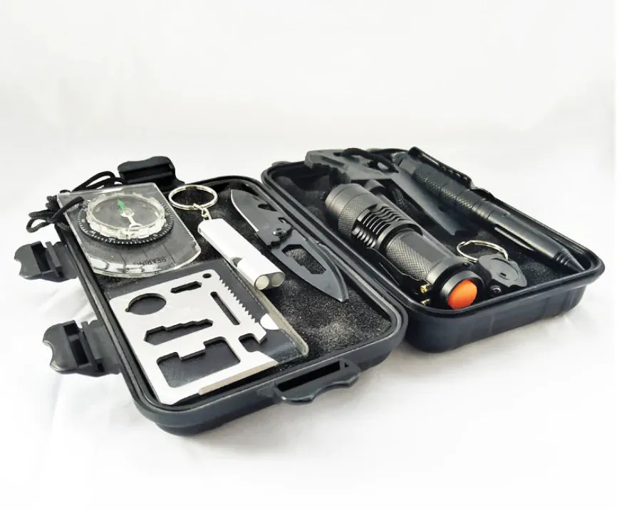 Survival Gear Kit with First Aid Supplies