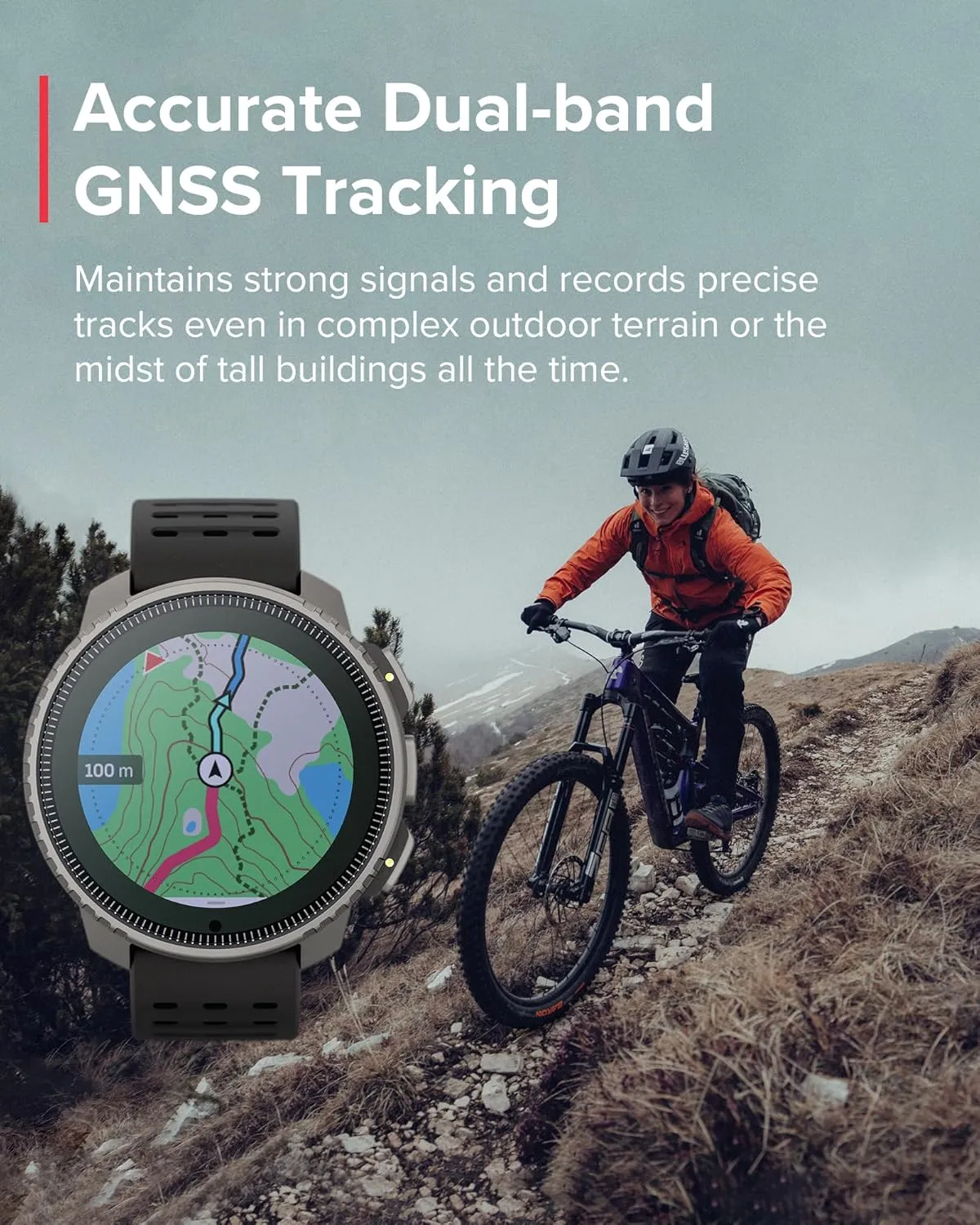 SUUNTO Vertical Titanium Solar GPS Adventure Watch, Dual-Band GNSS, Offline Maps, Solar Charging, 95  Sports Modes, Training Metrics & Recovery Insights