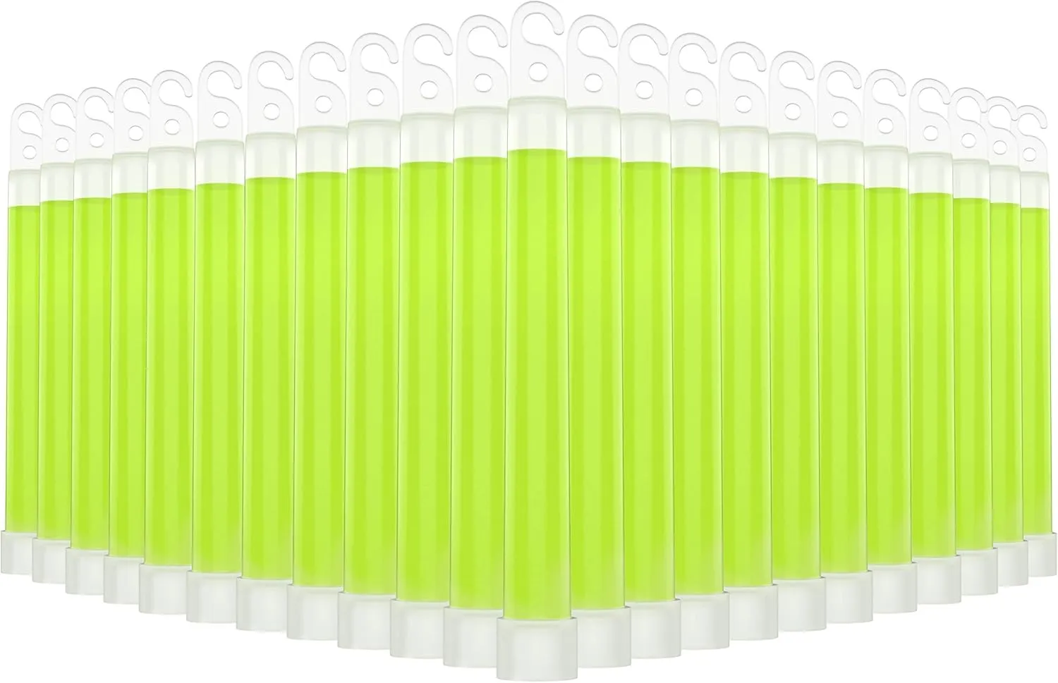 Swiss Safe Premium 6" Glow Sticks - Extra Bright, 12  Hour Duration, Emergency Ready