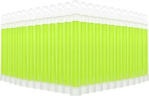 Swiss Safe Premium 6" Glow Sticks - Extra Bright, 12  Hour Duration, Emergency Ready