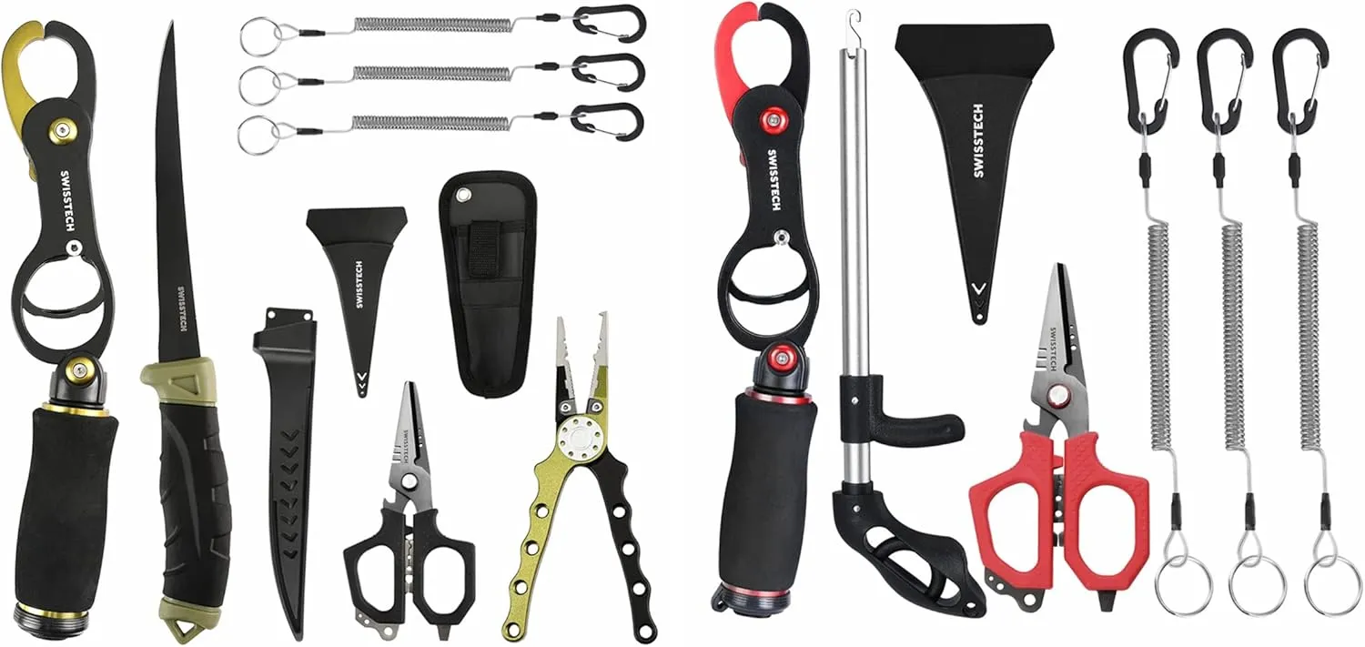 Swiss Tech 4PC Fishing Tool Kit 3PC Fishing Tool Kit