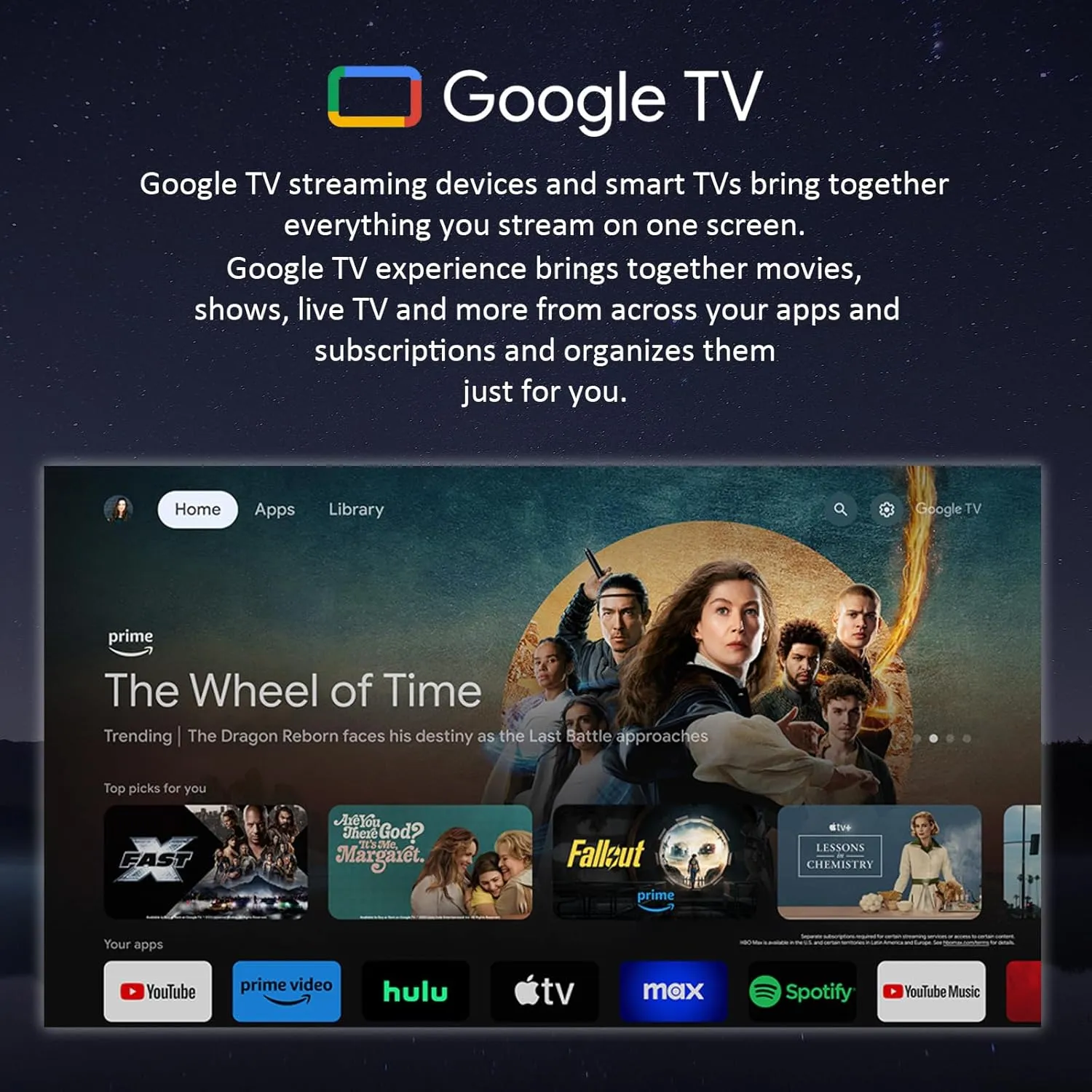 SYLVOX Outdoor TV, 43 inch Smart TV Waterproof Outdoor TVs, 4K Weatherproof Television for Outside, Support Google Assistant, Chromecast, 1000 nit Brightness Partial Sun (Deck Pro 2.0/2024)