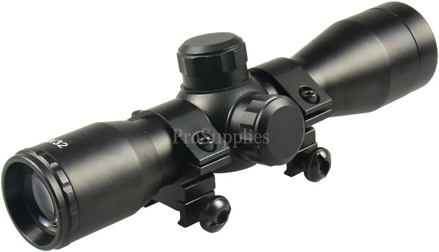 TACFUN Tactical Rangefingder Reticle Compact Scope/w Rings