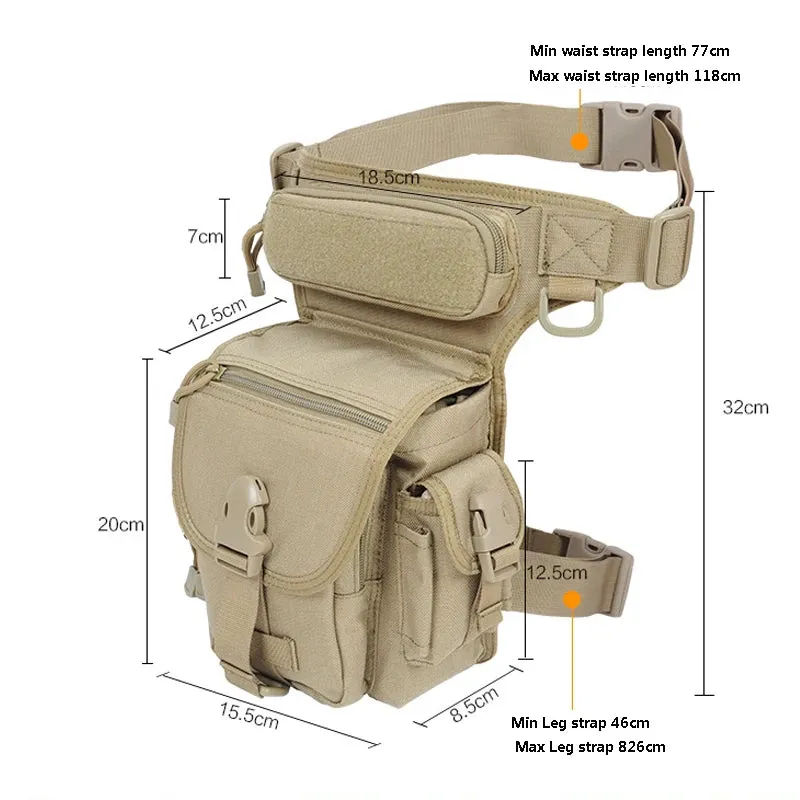 Tactical Molle Drop Leg Bag