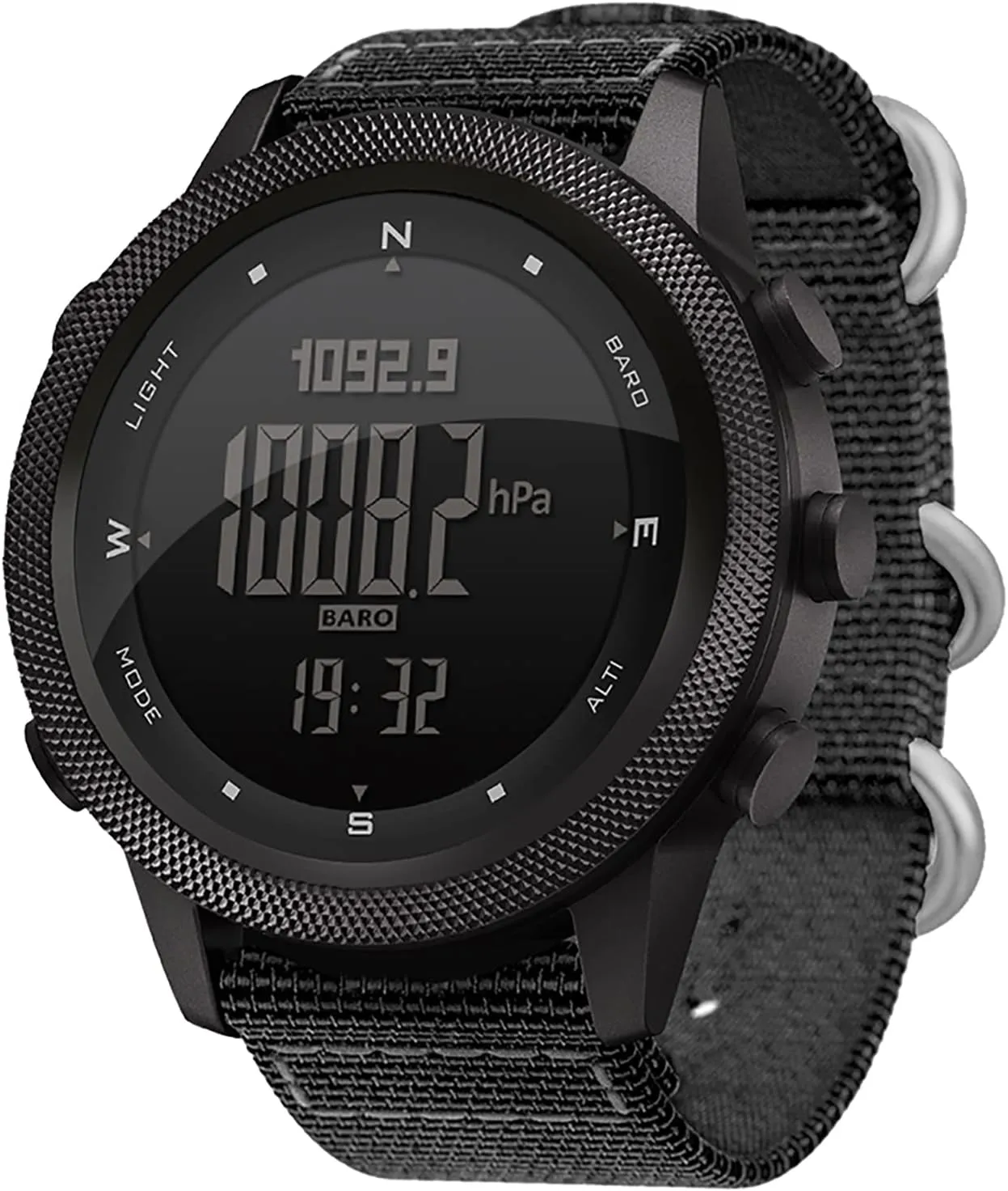 Tactical Watches for Men Digital Outdoor Survival Military Rock Solid Digital Watches with Durable Band, Steps Tracker Pedometer Calories Apache