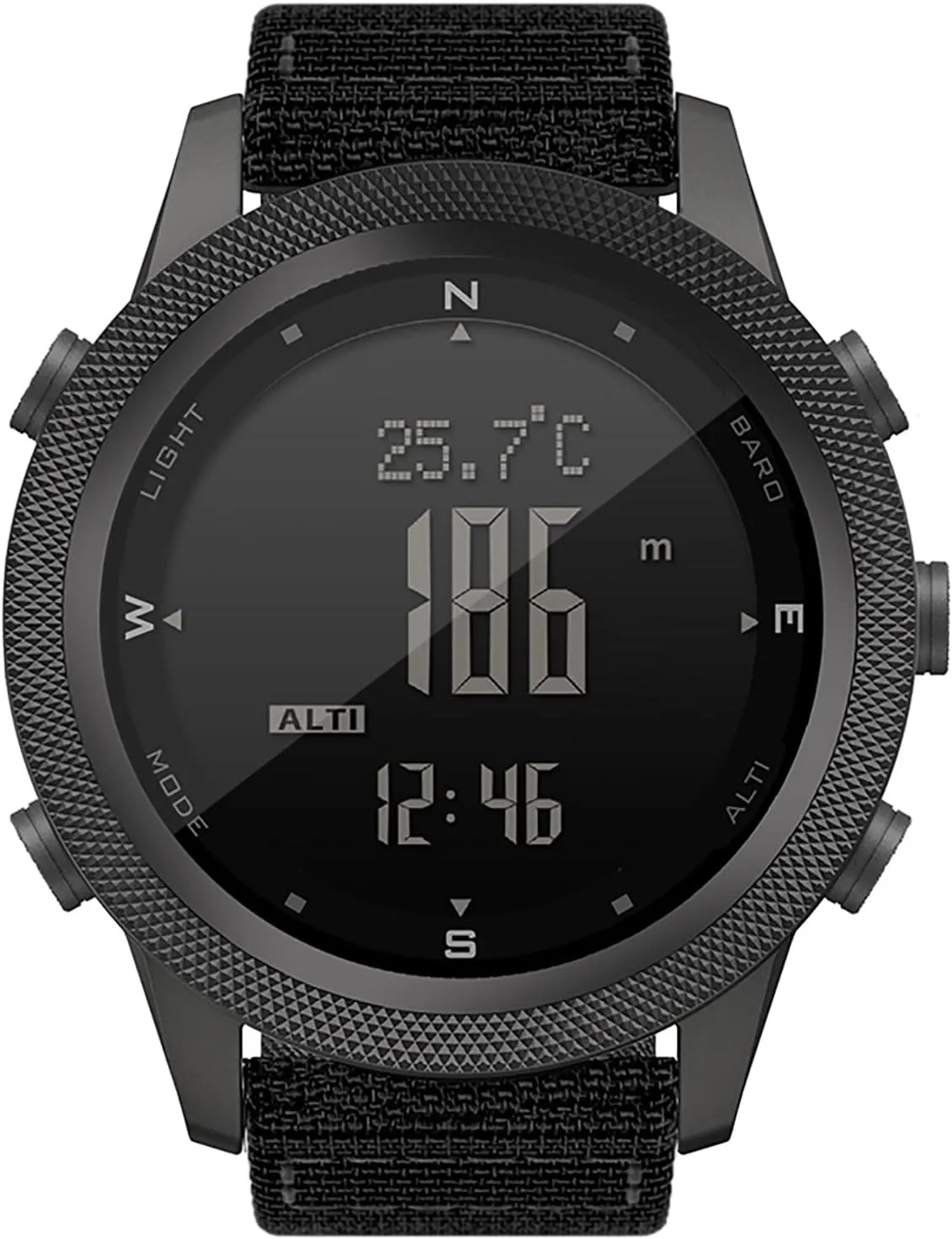 Tactical Watches for Men Digital Outdoor Survival Military Rock Solid Digital Watches with Durable Band, Steps Tracker Pedometer Calories Apache