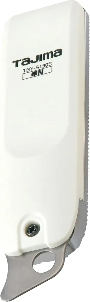 TAJIMA Drywall Rasp - 130mm Smooth Board Plane with Multi-Directional Tetra Blade File & Driver End - TBY-S130S