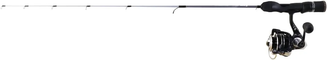 Tatsumi Ice Fishing Rod & Reel Combo – Ultra-Sensitive Carbon Blank, 5 1 Ball Bearing System & Smooth SF  PTFE Drag for Cold-Weather Performance