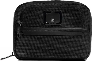 Tech Kit | Gadget Organizer Bag | Everlast Nylon | Travel Case for Cables, Chargers, Power Banks | Portable Storage for Gadgets, Hard Drives | Black