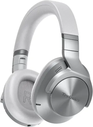Technics Wireless Noise Cancelling Headphones, 50 Hours Battery Life, High-Fidelity Bluetooth Headphones with Multi-Point Connectivity, Impressive Call Quality, and Comfort Fit - EAH-A800-S Silver