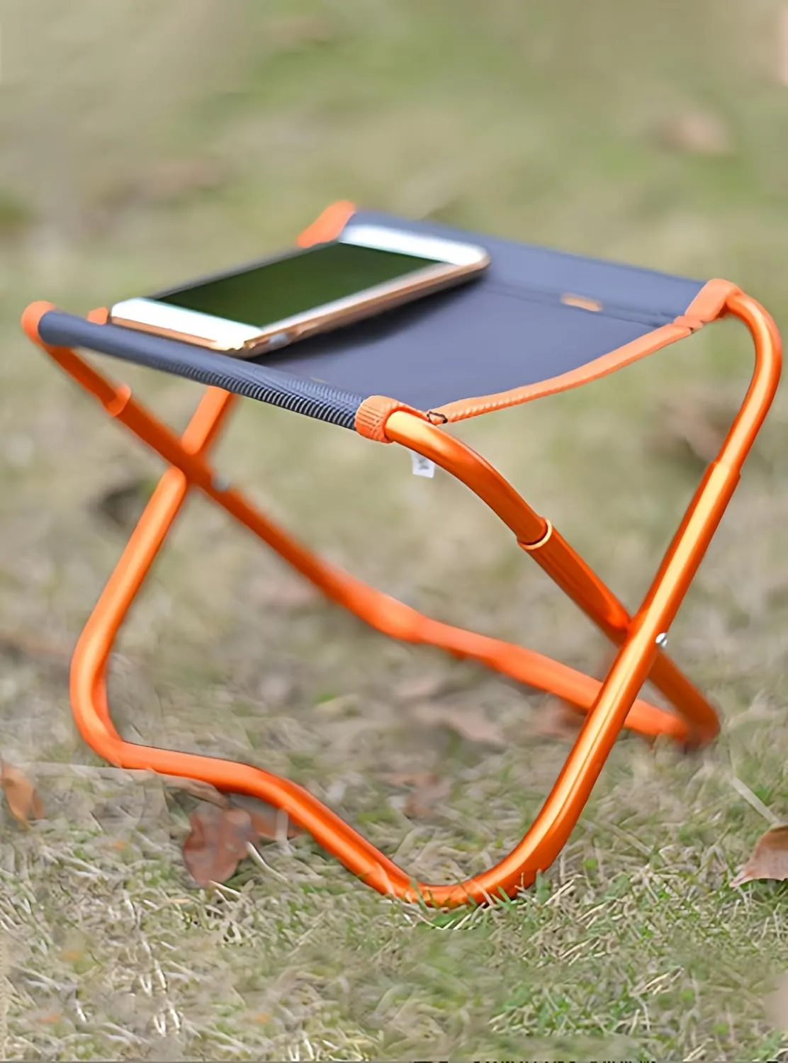 The Small Folding Stool and Travel Chair are Lightweight, Portable, Durable, Anti-Slip, and Have high Load-Bearing Capacity, Making Them Suitable for Outdoor Fishing, picnics, and Camping (D)