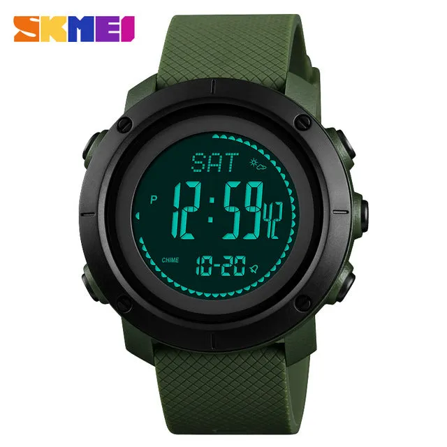 Thermometer Altitude Men Digital Watches