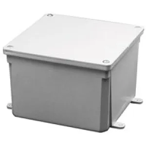 Thomas & Betts-Carlon E987RR PVC Junct Box 6 x 6 x 4 in.