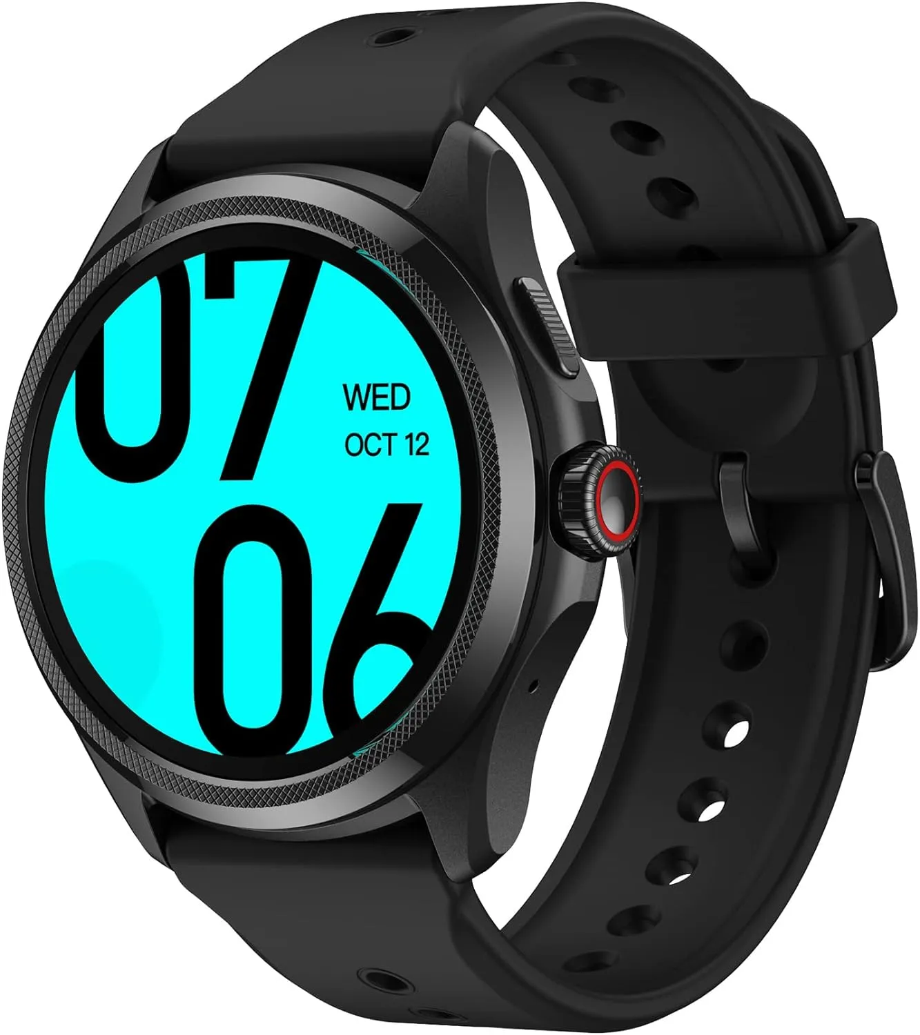 TicWatch Pro 5 Android Smartwatch Snapdragon W5  Gen 1 Wear OSWear OS Smart Watch Long Battery Life 5ATM Water Resistance GPS Compass Fitness Tracking Android Only Compatible, Obsidian